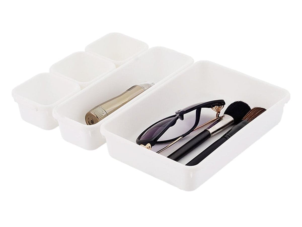 Organizer modułowy do szuflady wkłady zestaw 8szt